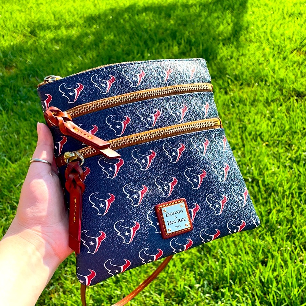 Dooney and Bourke Texans shoulder bag